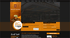 Desktop Screenshot of grandsakurahotel.com